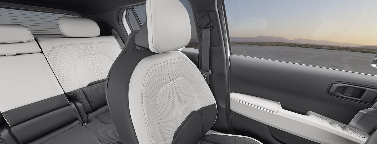 Off-White & Gray SynTex Seat Trim