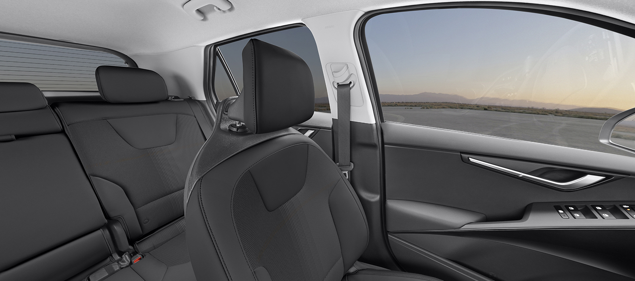 Charcoal SynTex & Cloth Seat Trim