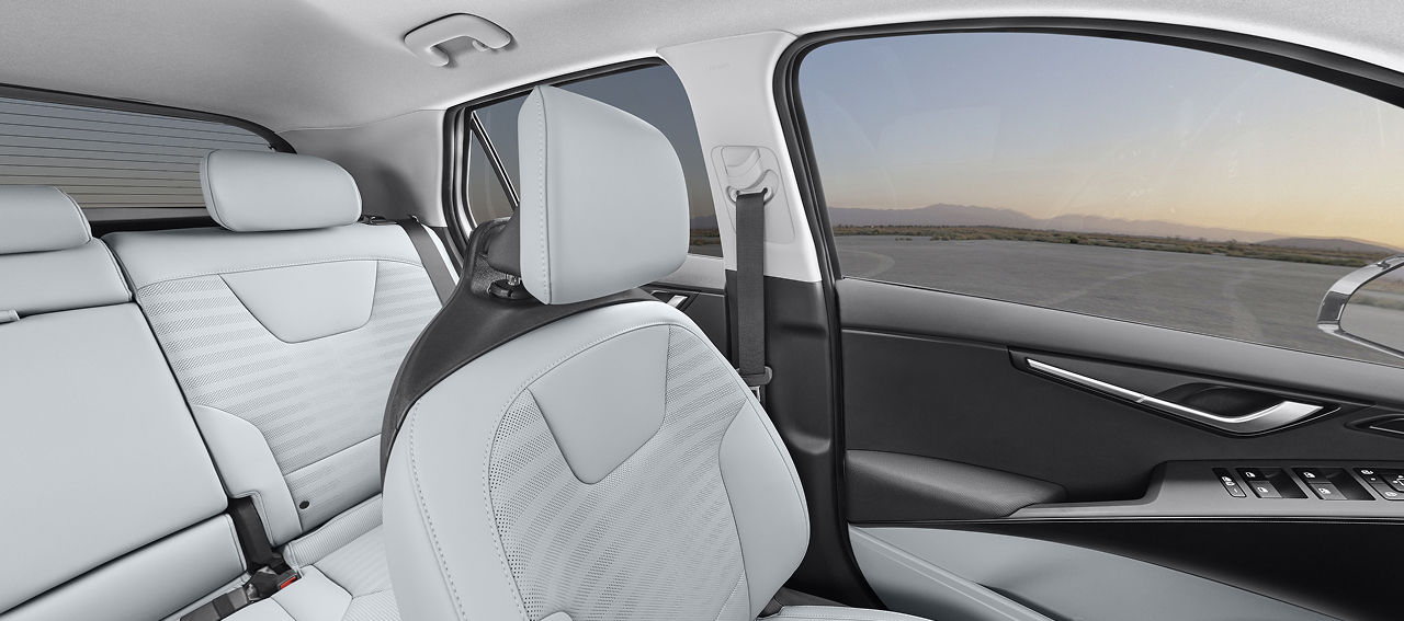 Sky Gray SynTex Seat Trim