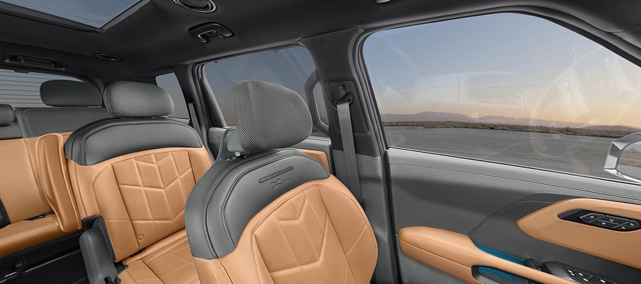 Saddle Brown & Millstone SynTex Seat Trim